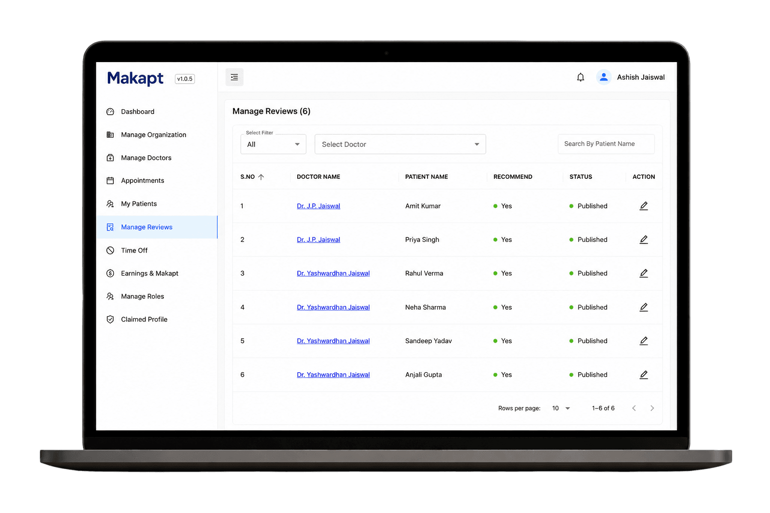 Makapt mobile app preview